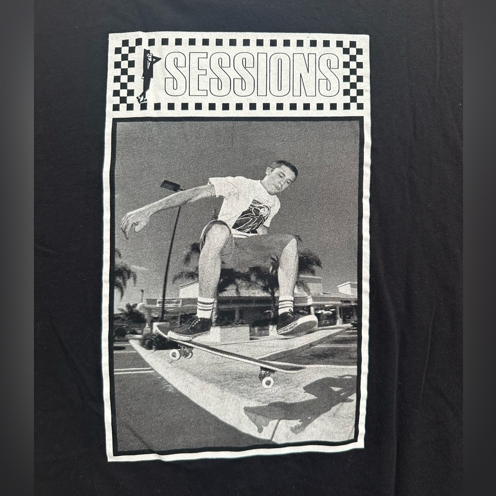 Sessions Skateboards Black Tee